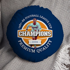 Luton League Cup - Football Legends - Circle Cushion 14inch