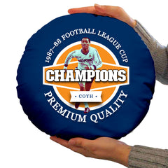 Luton League Cup - Football Legends - Circle Cushion 14inch
