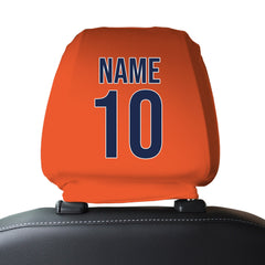 Luton Retro 1983 Away - Retro Football Shirt - Pack of 2 - Car Seat Headrest Covers