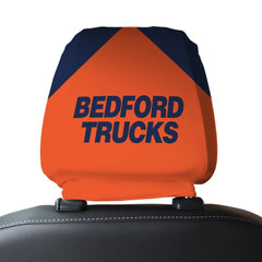 Luton Retro 1983 Away - Retro Football Shirt - Pack of 2 - Car Seat Headrest Covers