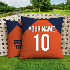 Luton Retro - 1983 Away Shirt - 45cm or 61cm Retro Showerproof Outdoor Cushion