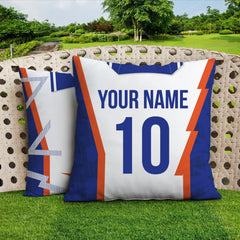 Luton Retro - 1992 Home Shirt - 45cm or 61cm Retro Showerproof Outdoor Cushion