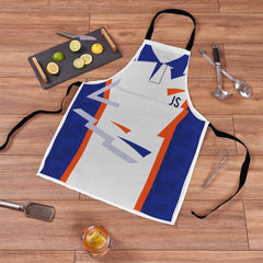 Luton Retro - 1992 Home Shirt - Personalised Retro Football  Novelty Water-Resistant, Lazer Cut (no fraying) Light Weight Adults Apron
