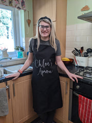 Luton Retro - 1992 Home Shirt - Personalised Retro Football  Novelty Water-Resistant, Lazer Cut (no fraying) Light Weight Adults Apron