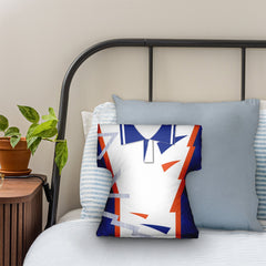 Luton Retro - 1992 Home Shirt - Personalised Retro Shirt Cushion