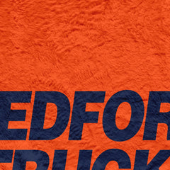 Luton Retro - 2009 Home Shirt - Personalised Retro Fleece Blanket