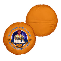 Luton Ricky Hill - Football Legends - Circle Cushion 14inch