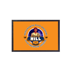 Luton Ricky Hill  - Football Legends - Door Mat -60cm X 40cm