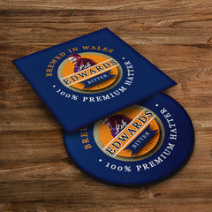 Luton Rob Edwards - Football Coaster - Square Or Circle