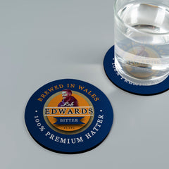 Luton Rob Edwards - Football Coaster - Square Or Circle