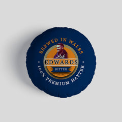 Luton Rob Edwards - Football Legends - Circle Cushion 14inch
