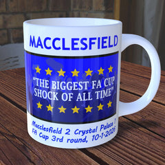 Macclesfield Mug FA Cup 3rd Round Souvenir Cup Victory Over Crystal Palace