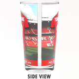 Man Utd Beer Glass Personalised Shirt Name And Number
