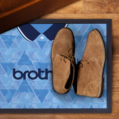 Manchester Blue 1989 Home Shirt - Personalised Retro Door Mat - 60cm x 40cm