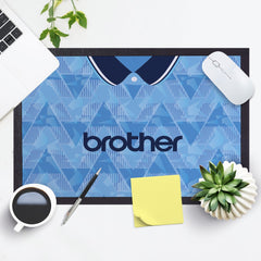 Manchester Blue 1989 Home Shirt - Personalised Retro Door Mat - 60cm x 40cm