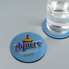 Manchester Blue Aguero - Football Coaster - Square Or Circle