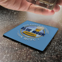 Manchester Blue Blue Moon - Football Coaster - Square Or Circle