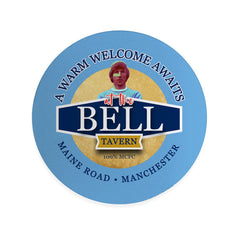 Manchester Blue Colin Bell - Football Coaster - Square Or Circle