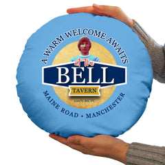 Manchester Blue Colin Bell - Football Legends - Circle Cushion 14inch