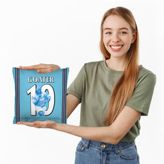 Manchester Blue Goater 10 - Cushion - Two Sizes