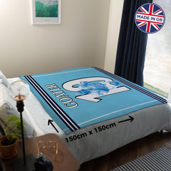 Manchester Blue Goater 10  - Fleece 150cm X 150cm