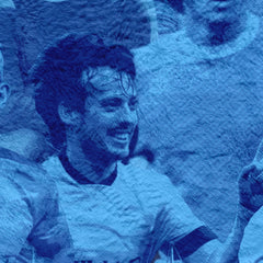 Manchester Blue Montage  - Fleece 150cm X 150cm