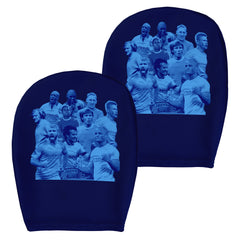 Manchester Blue Montage - Pack of 2 Car Seat Headrest Covers