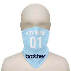 Manchester Blue Retro 1988 Home - Personalised Retro Football Snood