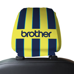 Manchester Blue Retro 1998 Away - Retro Football Shirt - Pack of 2 - Car Seat Headrest Covers