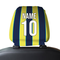 Manchester Blue Retro 1998 Away - Retro Football Shirt - Pack of 2 - Car Seat Headrest Covers
