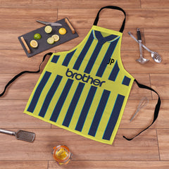 Manchester Blue Retro - 1998 Away Shirt - Retro Football  Novelty Water-Resistant, Lazer Cut (no fraying) Light Weight Adults Apron