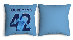 Manchester Blue - Toure 42 - Cushion - Two Sizes