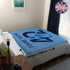 Manchester Blue - Toure 42 - Fleece 150cm X 150cm
