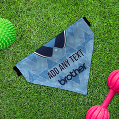 Manchester Blues 1989 Home Retro Shirt - Personalised Pet Bandana - 4 Sizes