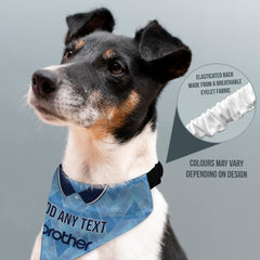 Manchester Blues 1989 Home Retro Shirt - Personalised Pet Bandana - 4 Sizes