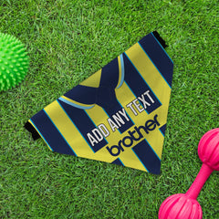 Manchester Blues 1998 Away Retro Shirt - Personalised Pet Bandana - 4 Sizes