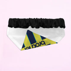 Manchester Blues 1998 Away Retro Shirt - Personalised Pet Bandana - 4 Sizes