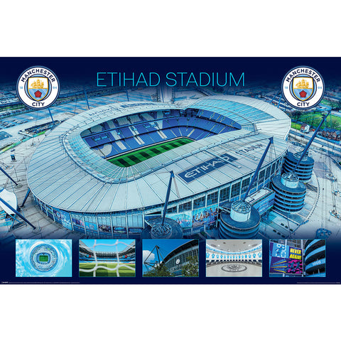 Manchester City FC Etihad Stadium Poster 199