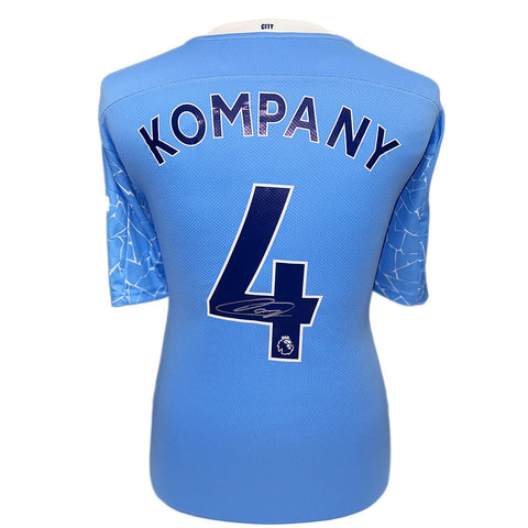 Manchester City FC Kompany Signed Shirt