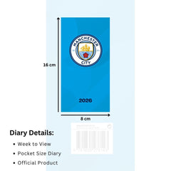 Manchester City FC Slim Diary 2026