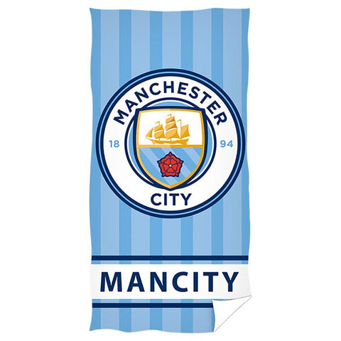 Manchester City FC Stripe Towel