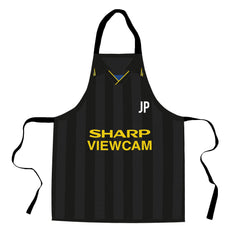 Manchester Red - 1994 Away - Retro Football  Novelty Water-Resistant, Lazer Cut (no fraying) Light Weight Adults Apron