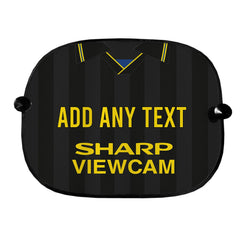 Manchester Red 1994 Away Shirt - Personalised Retro Football Car Sun Shade - Set of 2
