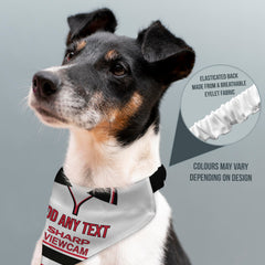 Manchester Red 1999 Away Retro Shirt - Personalised Pet Bandana - 4 Sizes