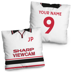 Manchester Red - 1999 Away Shirt - 45cm or 61cm Retro Cushion