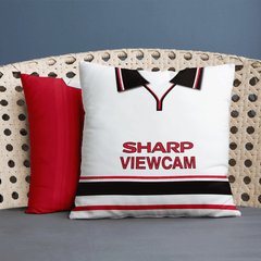 Manchester Red - 1999 Away Shirt - 45cm or 61cm Retro Cushion