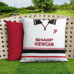 Manchester Red - 1999 Away Shirt - 45cm or 61cm Retro Showerproof Outdoor Cushion