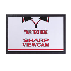 Manchester Red 1999 Away Shirt - Personalised Retro Door Mat - 60cm x 40cm