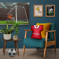 Manchester Red - 1999 Home - Retro  Shirt Cushion