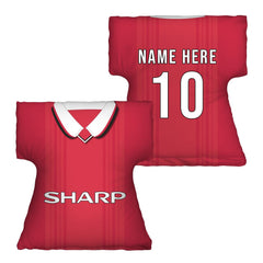 Manchester Red - 1999 Home - Retro  Shirt Cushion